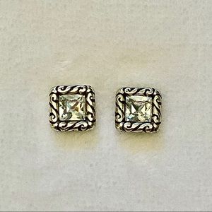 Brighton square stud earrings
